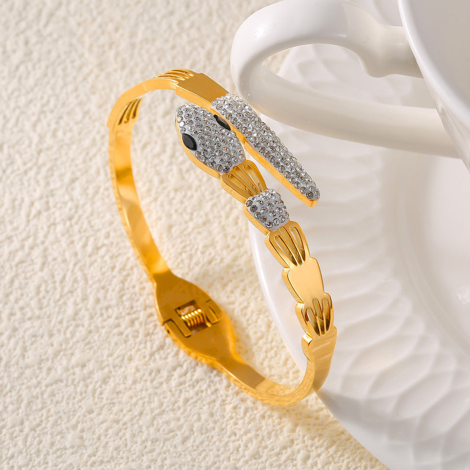 sparkle steanless steel hand cuff
