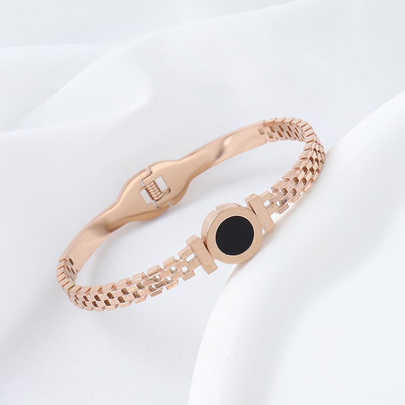 Roman Numerals Cuff Bangle